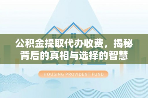 在线公积金提取代办收费，揭秘背后的真相与选择的智慧