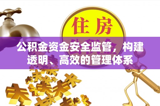在线公积金资金安全监管，构建透明、高效的管理体系
