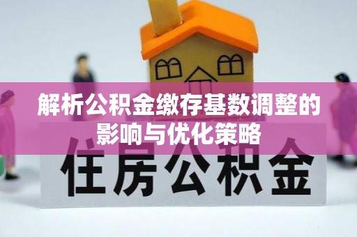 在线解析公积金缴存基数调整的影响与优化策略