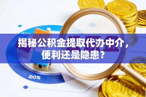 在线揭秘公积金提取代办中介，便利还是隐患？