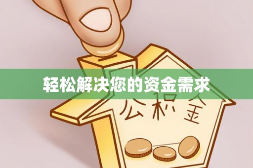 在线轻松解决您的资金需求