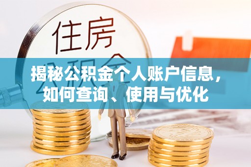 在线揭秘公积金个人账户信息，如何查询、使用与优化