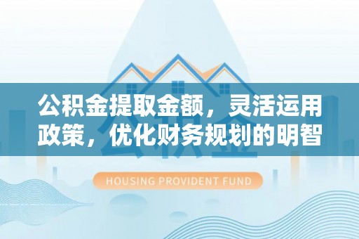 在线公积金提取金额，灵活运用政策，优化财务规划的明智选择