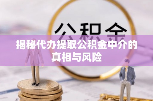 在线揭秘代办提取公积金中介的真相与风险