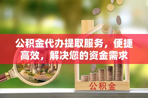 在线公积金代办提取服务，便捷高效，解决您的资金需求