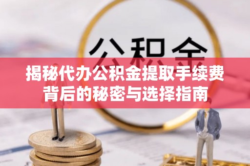 在线揭秘代办公积金提取手续费背后的秘密与选择指南