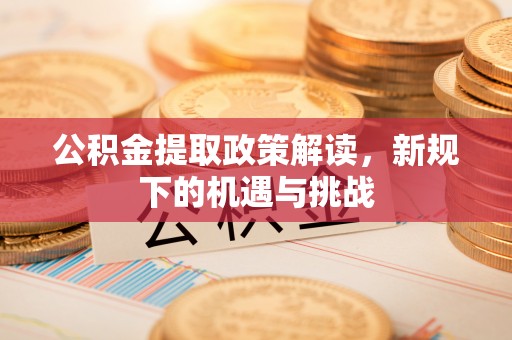 在线公积金提取政策解读，新规下的机遇与挑战