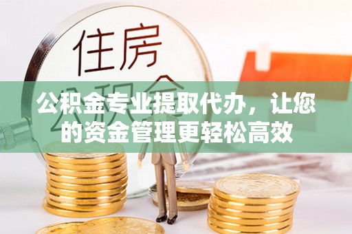 在线公积金专业提取代办，让您的资金管理更轻松高效