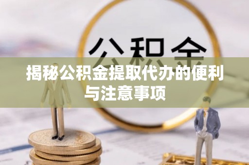 在线揭秘公积金提取代办的便利与注意事项