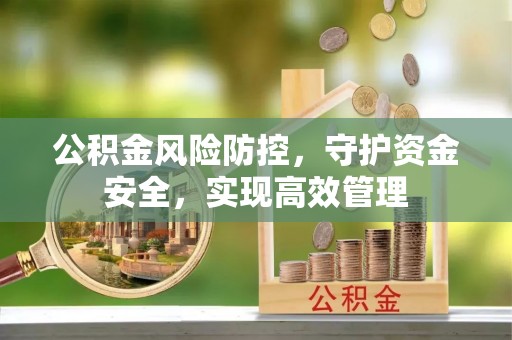 在线公积金风险防控，守护资金安全，实现高效管理