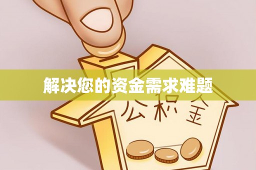在线解决您的资金需求难题