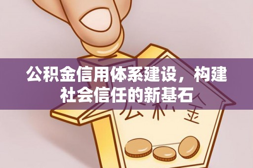 在线公积金信用体系建设，构建社会信任的新基石